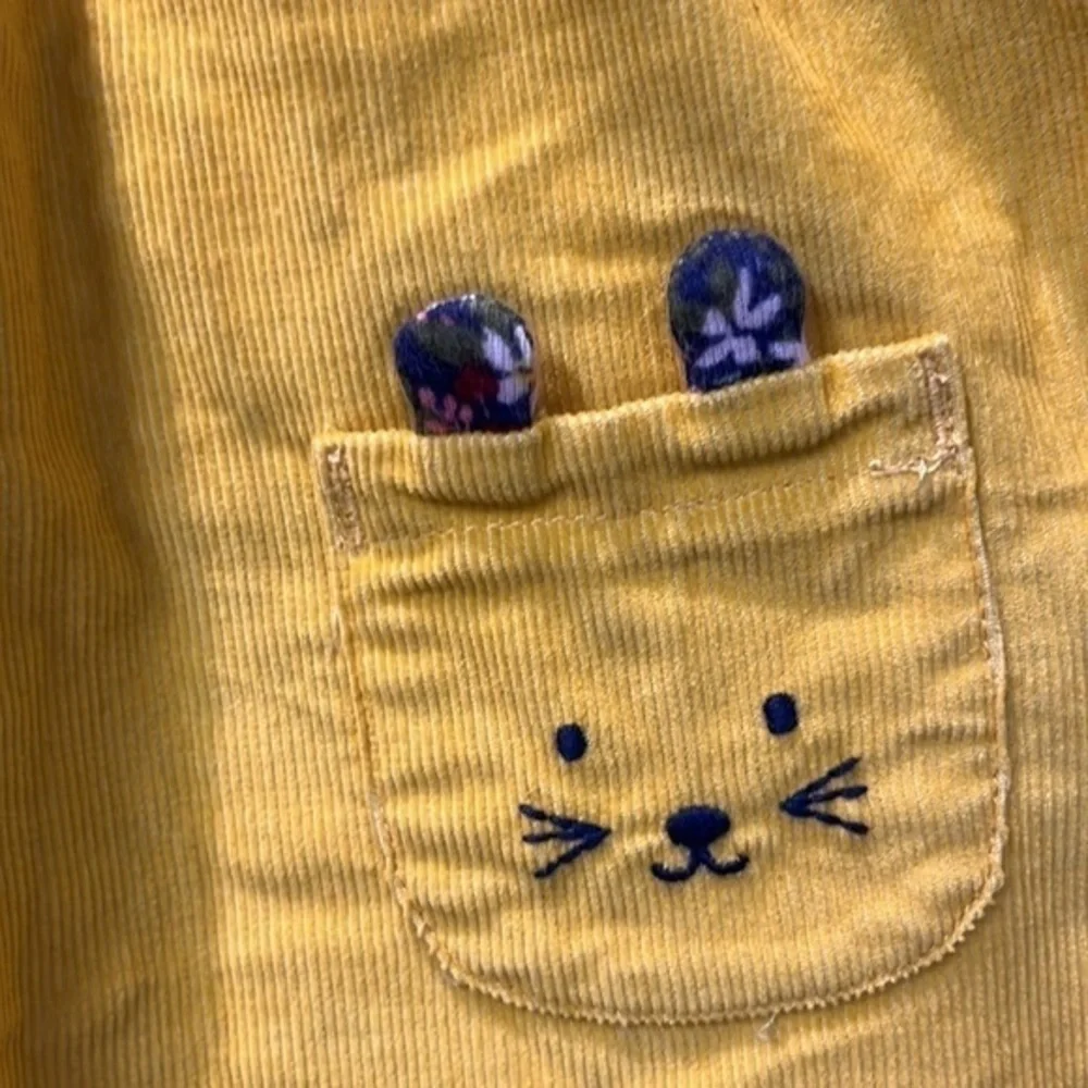 Carter’s‎ corduroy jumper set bunny pockets